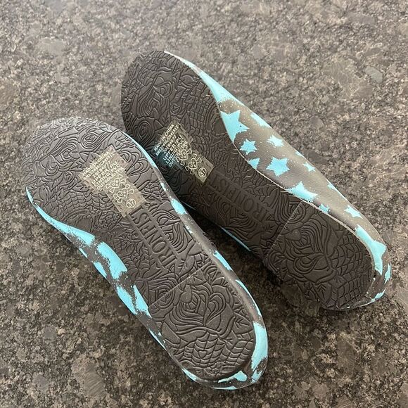 IRON FIST Rayplay Peep Toe flats blue and black shoes with stars BNIB - Picture 6 of 8